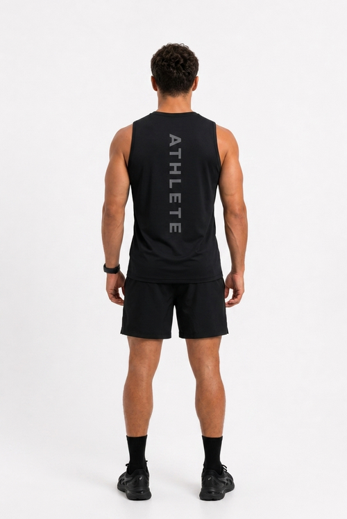 Athelete Black-Grey Tank